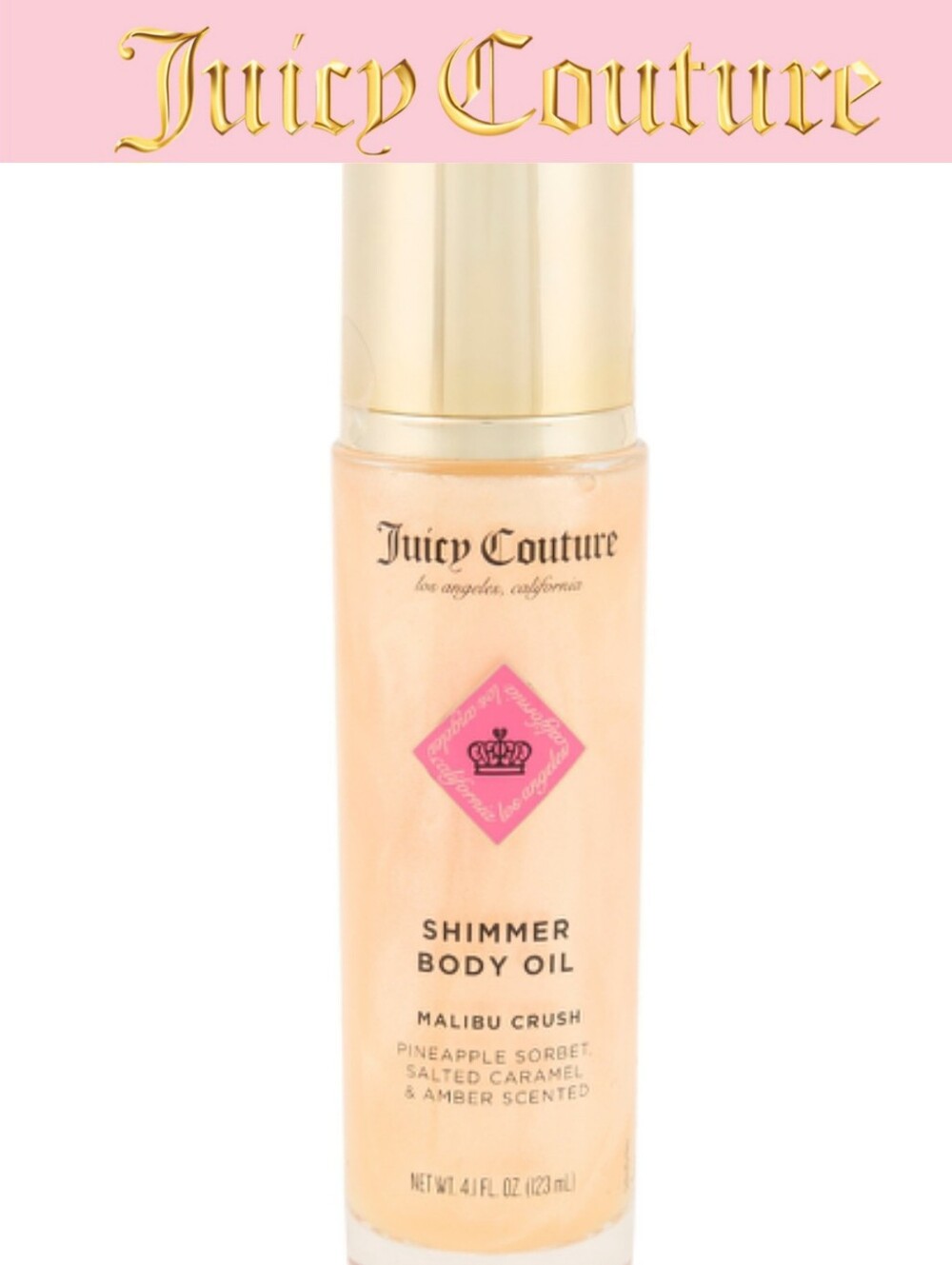 Juicy Couture Shimmer Body Oil - Malibu Crush